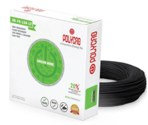 Polycab PVC Black 90 m Wire