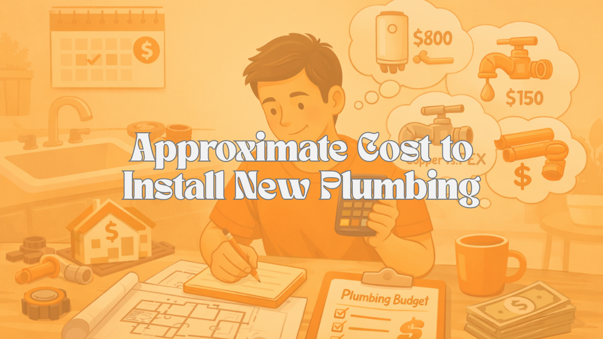 Approximate Cost to Install New Plumbing