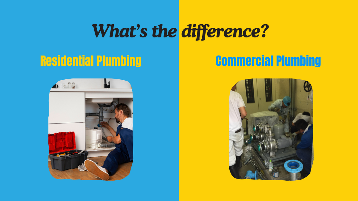 Commercial vs. Residential Plumbing: 15 Key Differences You Need to Know