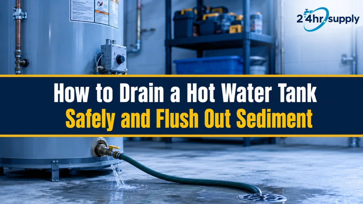 How to Drain a Hot Water Tank and Fix Slow, Blocked, or Leaking Drainage Safely