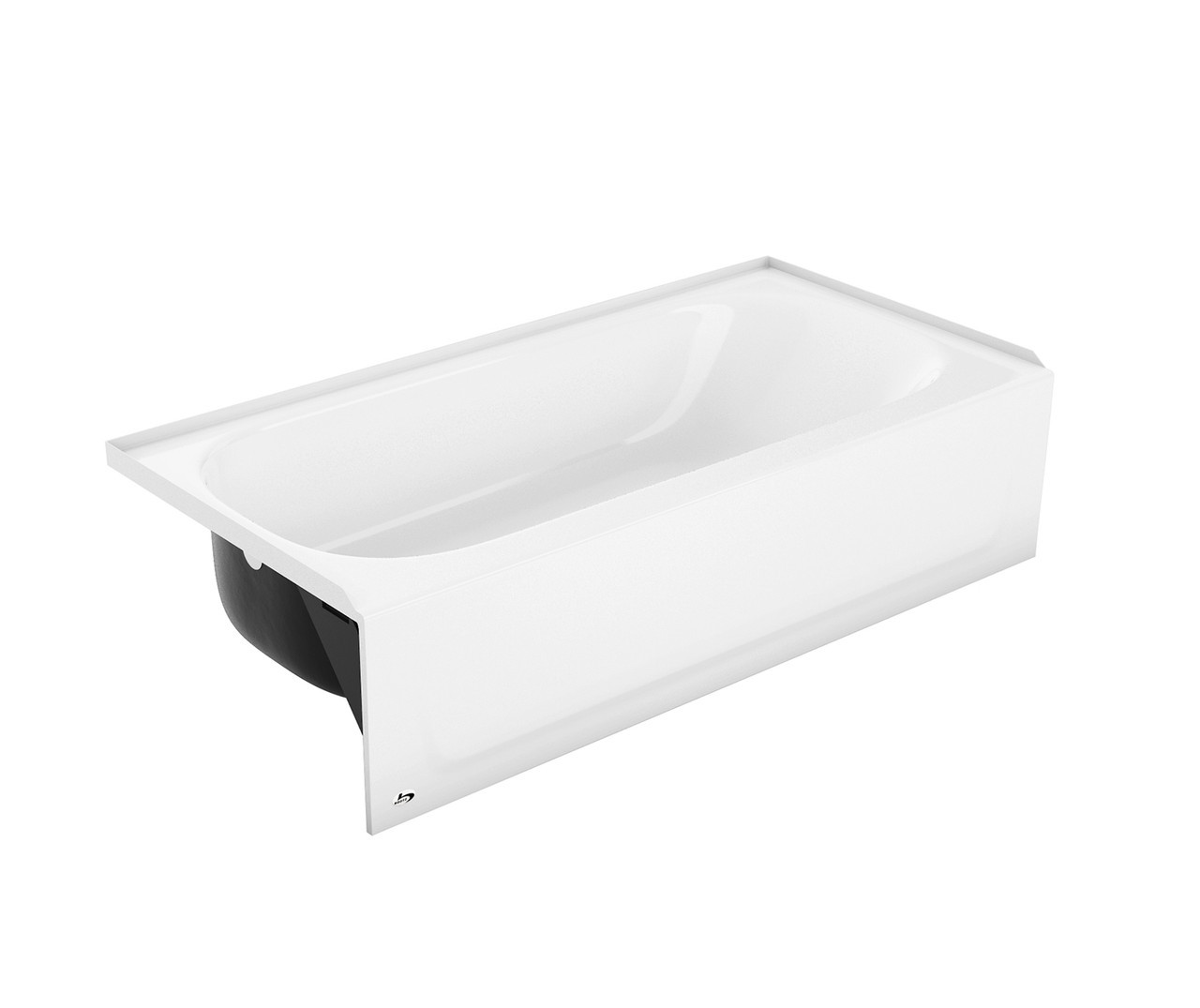Bootz 011-3365-00 Aloha Porcelain Enamel Alcove Left-Hand Drain