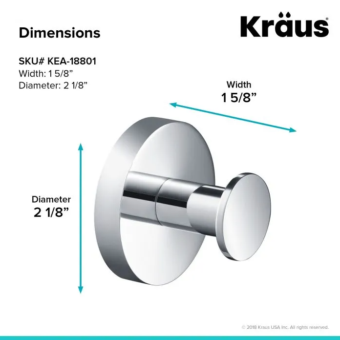 Kraus Elie Robe and Towel Hook - Thumbnail 2