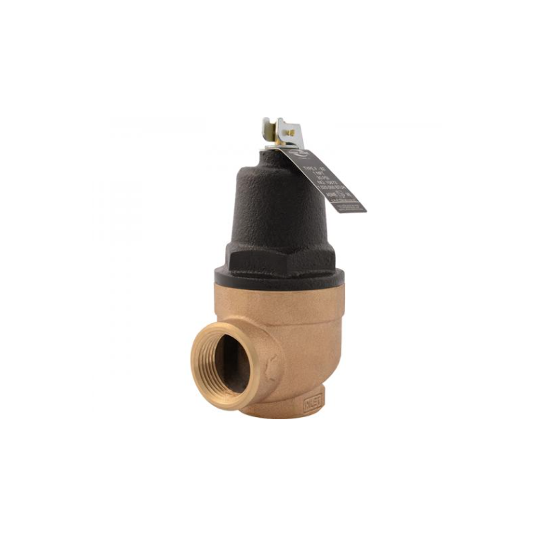 Cash Acme Druckentlastungsventil F-82, Bronzefarben – ASME-zertifiziert Für Warmwasser, 30 PSI, Bleifrei, Ideal Für Heizkessel & Boiler