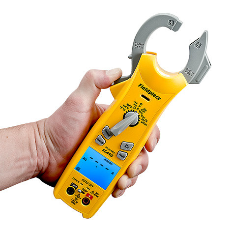 Fieldpiece SC440 - 400A True RMS Clamp Meter with Temperature, Inrush ...