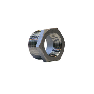 Merit Brass K414-2006 1 1/4" X 3/8" Stainless Steel T304 Threaded Hex Head Bushing (150 PSI)