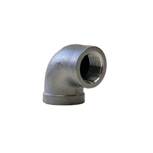 Merit Brass K401-02 1/8" Stainless Steel T304 Threaded 90° Elbow (150 PSI)