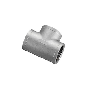 Merit Brass K406-06 3/8" Stainless Steel T304 Threaded Tee (150 PSI)