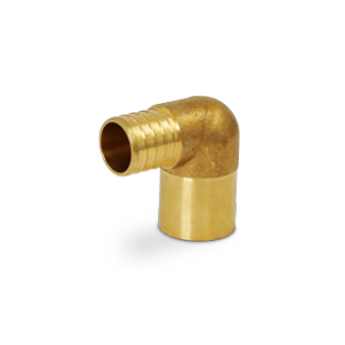 Everflow PMSL1212-NL 1/2" PEX X 1/2" Male Sweat Brass Elbow (Lead Free)