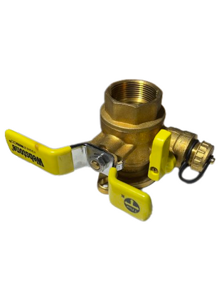 Webstone H-41416HV 1 1/2" Threaded High Velocity Isolator With Rotating Flange & Multi-Function Drain