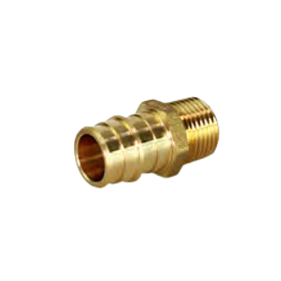 Everflow WPMA1010-NL 1" F1960 X 1" MIP Brass Adapter (Lead Free)