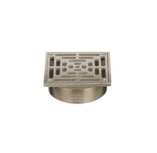 Mifab S5-1 5" X 5" X 1/4" Nickel Bronze Reinforced Square Strainer