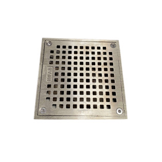Mifab S5-1 5" X 5" X 1/4" Nickel Bronze Reinforced Square Strainer