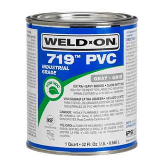 IPS 10156 PVC Gray PVC Extra Heavy-Bodied Slow-Setting Solvent Cement (719)
