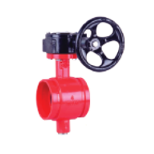 Lansdale 700-325-00840 10" Grooved Butterfly Valve With Lever Handle