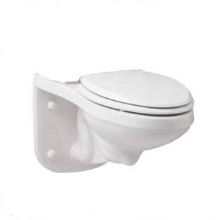 Gerber GHE21370 Ultra Flush 1.28 GPF Wall Hung Back Outlet Elongated Bowl White (Bowl Only)