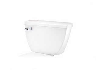 Gerber GHE28380 Ultra Flush 1.28 GPF Tank 12" Rough-In White with Left Hand Lever (Tank Only)