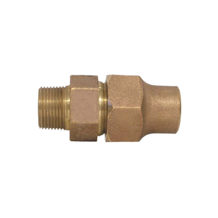 Legend Valve 313-005NL 1" Flare X MNPT Adapter (Lead Free)