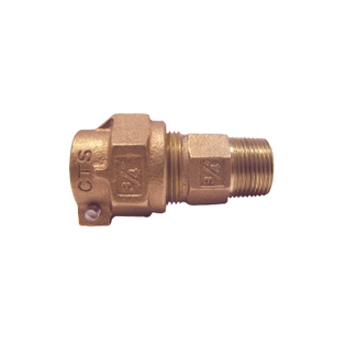 Legend Valve 313-206NL 1 1/4" Pack Joint X MNPT Adapter (Lead Free)