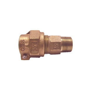 Legend Valve 313-207NL 1 1/2" Pack Joint X MNPT Adapter (Lead Free)