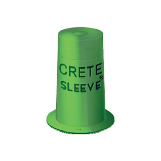 Crete Sleeve CS-103 3" X 9" HDPE Green Crete Sleeve