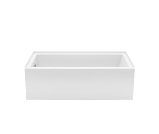 Maax 105705-L-000-001 Rubix 6032 Acrylic Alcove Left-Hand Drain Bathtub in White (59 3/4" x 32" x 18 1/2")