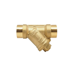 Red-White Valve 387AB 3/4" C X C Brass Y Strainer (Lead Free)