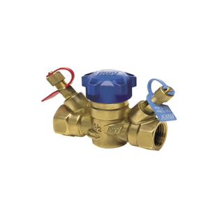 Red-White Valve 9527AB 1" FNPT Low Lead ON/OFF Terminal Balancing Valve