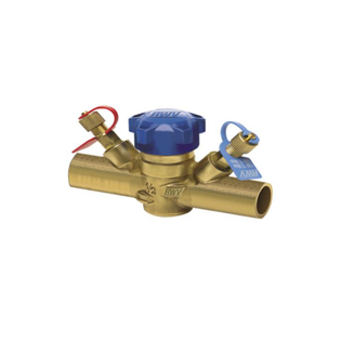 Red-White Valve 9529AB 1/2" Solder Ends Low Lead Brass Balancing Valve