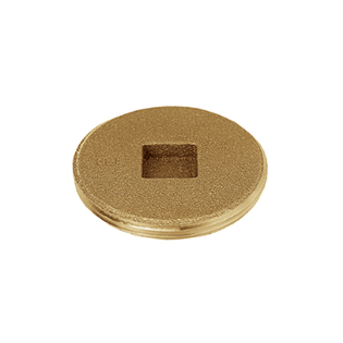Sioux Chief 877-20 2" Brass Square Countersunk Cleanout Plug