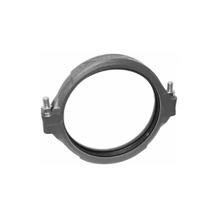 Gruvlok 390103414 18" 7401-2 Grooved Galvanized 2 Piece Rigidlok Coupling With Flush Gap Gasket