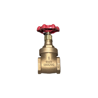 Kitz 27-100 1" Threaded Bronze Screwed NRS Solid Disc Gate Valve