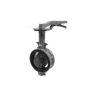 Kitz 5123EL-400 4" Ductile Iron Wafer Butterfly Valve With Locking Lever Handle