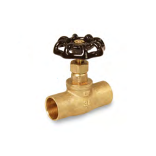 Everflow 73341-NL 3/4" Sweat Straight Short Globe Valve (Lead Free)