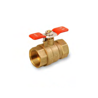 Everflow 615T001-NL 1" IPS Brass T-Handle Ball Valve (Lead Free)