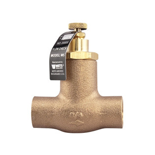 Watts 2000S-M5 856763 3/4" C X C Two-Way Universal Bronze Straight Pattern Flow Check Valve