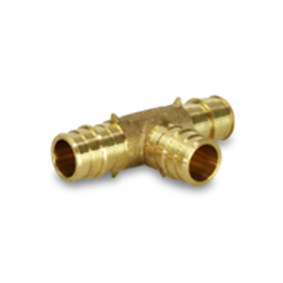 Everflow WPTE0012-NL 1/2" F1960 Brass Tee (Lead Free)