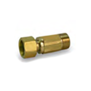 Everflow 73438-NL Easy Connect Brass Supply Stop Adapter  3/8" Female Compression With Nut X 1/4" Male (Lead Free)