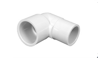 Charlotte Pipe 05011 1/2" FlowGuard Gold CPVC CTS Street 90° Degree Elbow (Hub X Spigot) (CTS 2304)