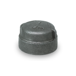 Everflow BXCA0012 1/2" XH Black Malleable Cap Class 300