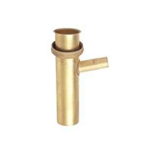 Everflow 21413 1 1/2" X 12" Brass Washing Machine Tailpiece With 3/4" Branch 20GA