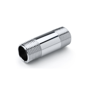Everflow NPCH3460 3/4" X 6" Chrome Plated Brass Nipple