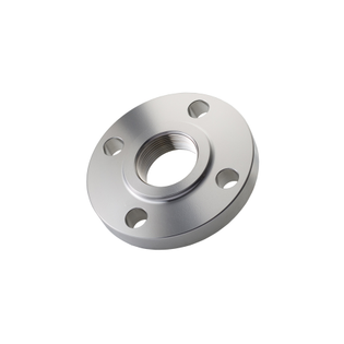 Merit Brass A435-20 1 1/4" 304/304L Stainless Steel ANSI Raised Face Threaded Companion Flange Class 150