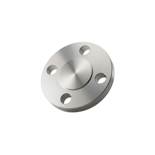 Merit Brass A435BL-24 1 1/2" 304/304L Stainless Steel ANSI Raised Face Blind Flange Class 150