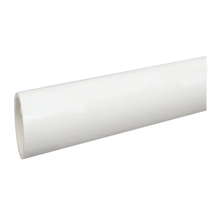 Charlotte Pipe 03955 PVC 7600 6" X 10' PVC Schedule 40 DWV Pipe  - Plain End