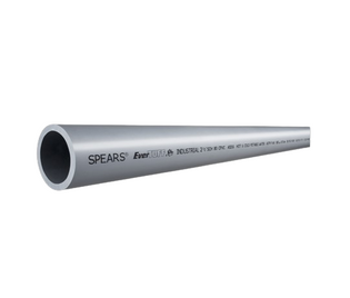 Spears PD-800-025C-10 2-1/2" X 10" CPVC SCH80 Gray Pipe