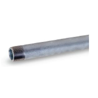 Everflow PCGL1218 1/2" X 18" Sch 40 Galvanized Steel Pre-Cut Nipple