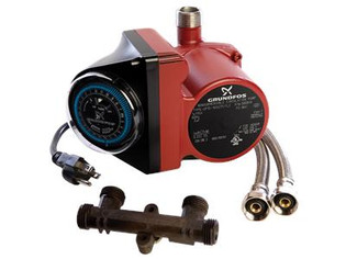 Grundfos 595916 UP15-10SU7P/TLC Instant Hot Water Circulator Pumps with 1 Comfort Valve/2 Flex Hoses 1x115V 60Hz