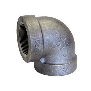 Anvil 0310500608 1/2" Black Malleable Iron 90° Straight Elbow (Class 300 XH)