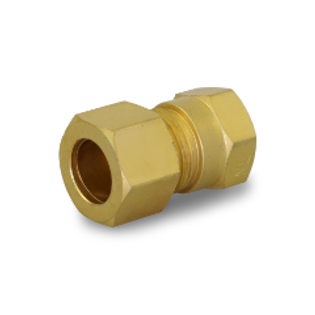 Everflow C66R-1438-NL 1/4" Compression X 3/8" FIP Brass Reducing Adapter Lead-Free
