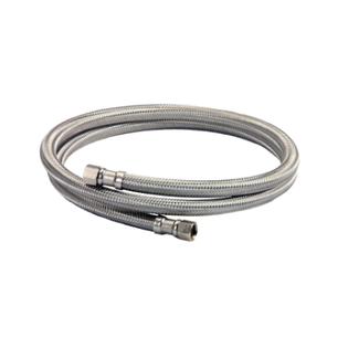 Everflow 2666-NL 72" Stainless Steel 1/4" Compression Braided Icemaker Supply Hose